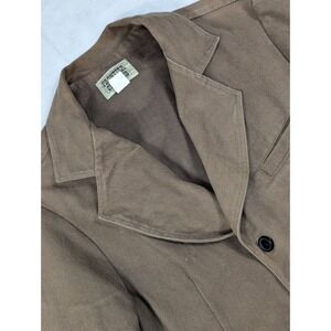 Vintage Frontier Classics Cotton Rancher Bushwhacker Duster Coat Brown Mens 42